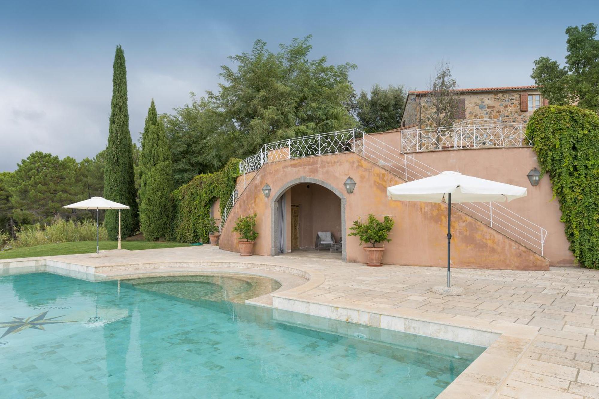 Villa Cava Alta Riparbella Exteriör bild