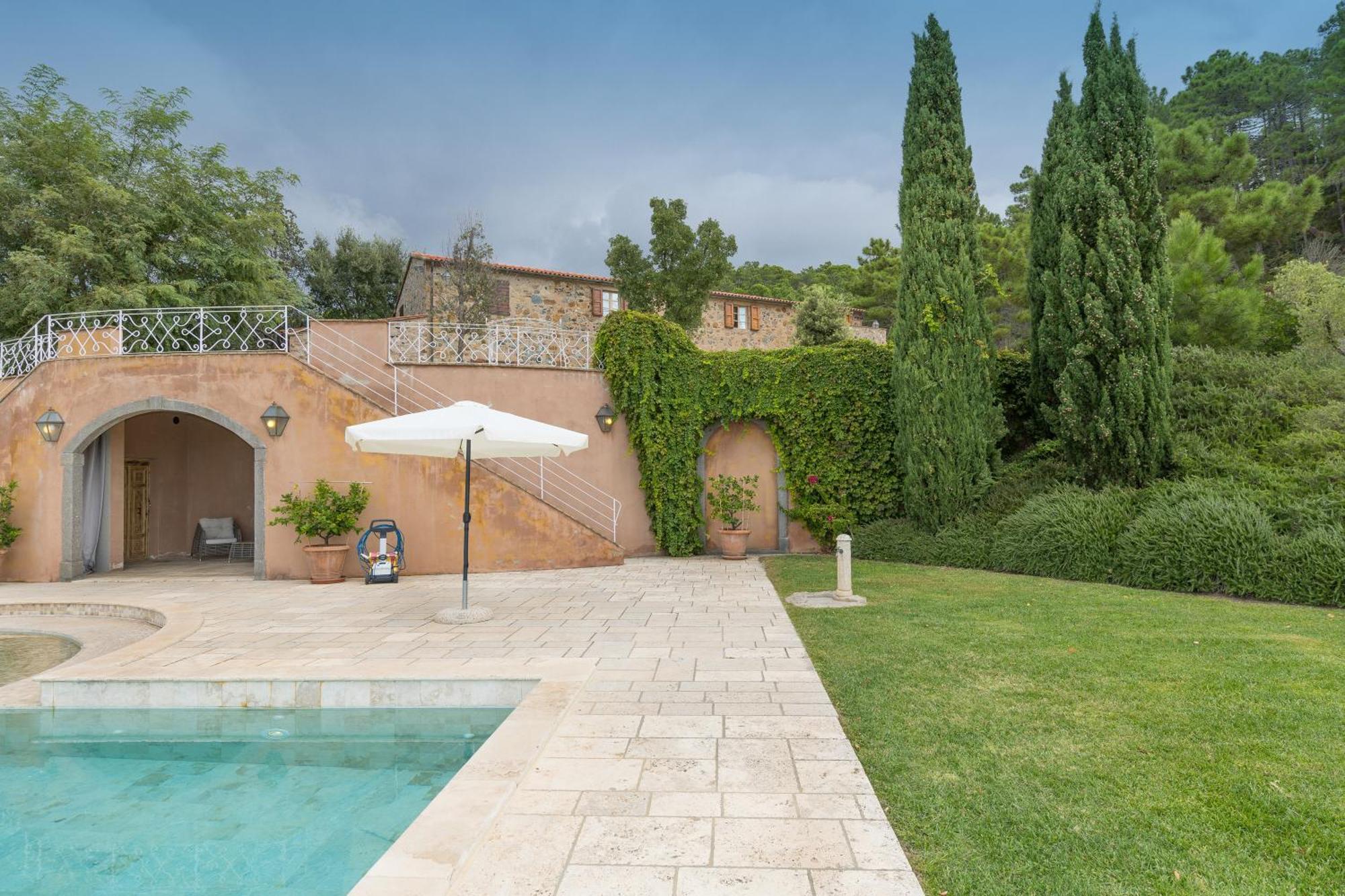 Villa Cava Alta Riparbella Exteriör bild