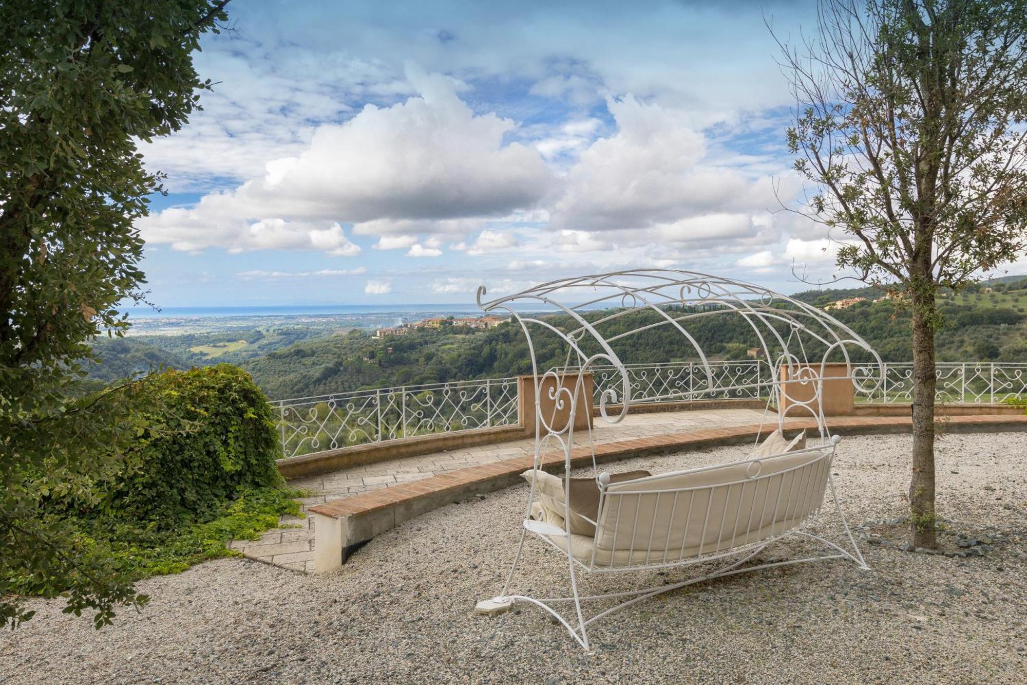 Villa Cava Alta Riparbella Exteriör bild