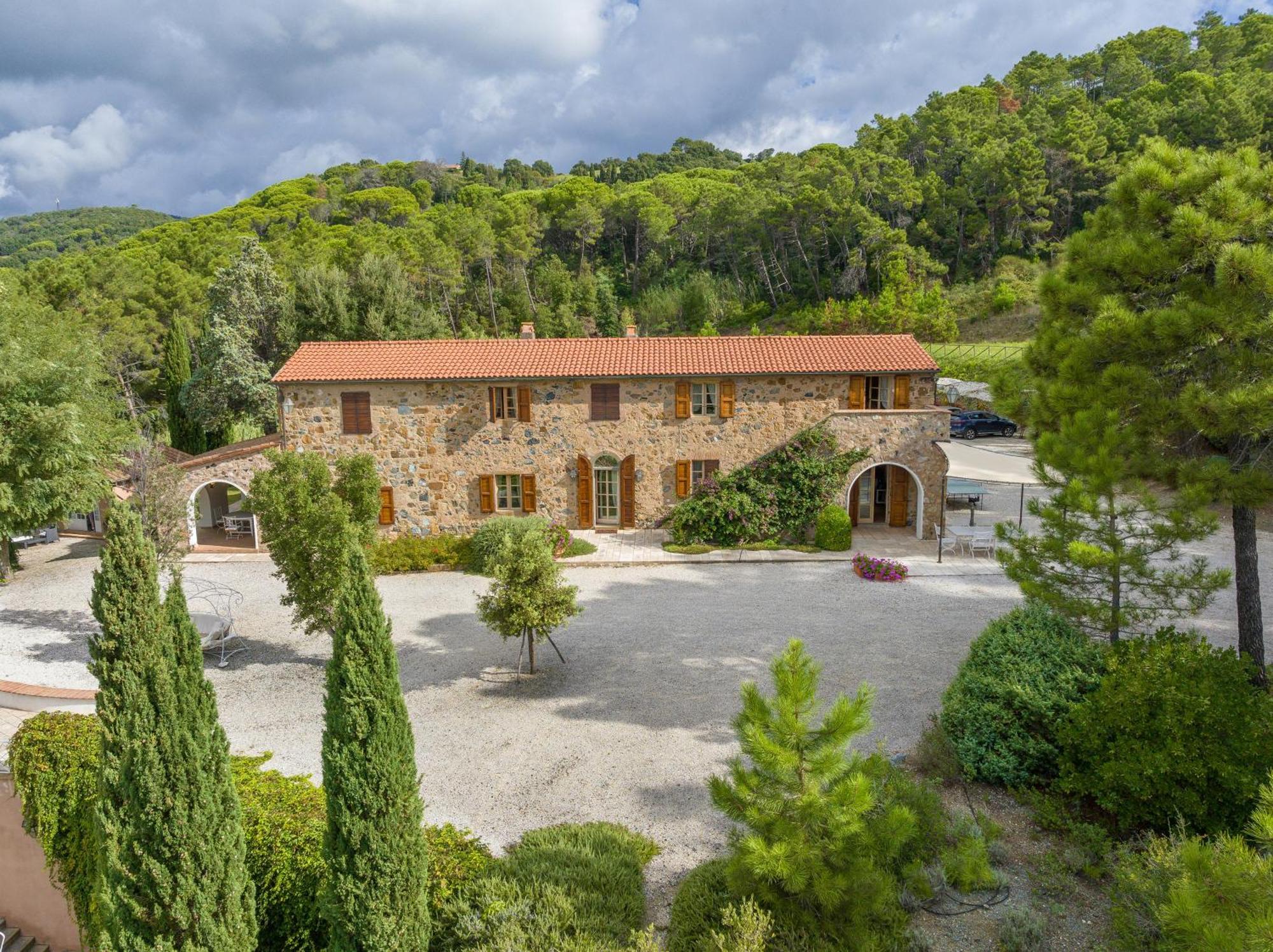 Villa Cava Alta Riparbella Exteriör bild