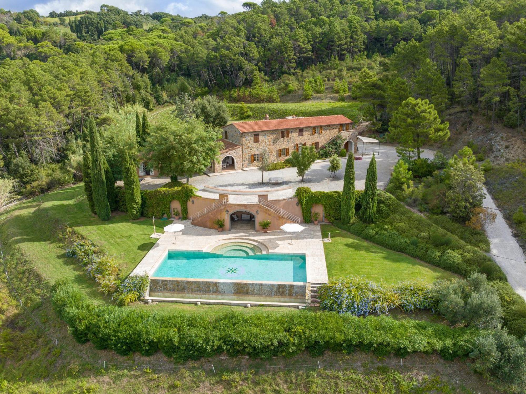 Villa Cava Alta Riparbella Exteriör bild
