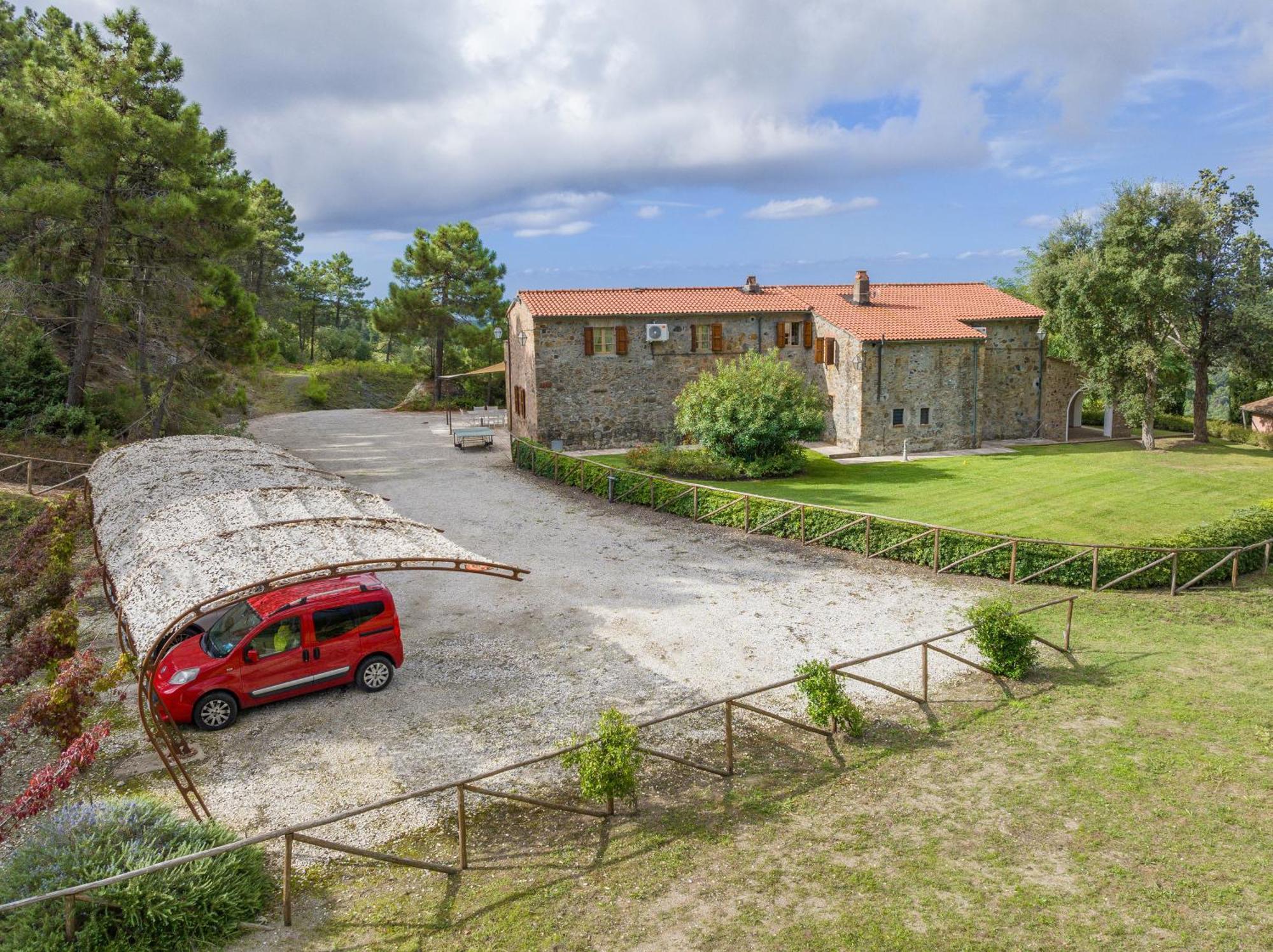 Villa Cava Alta Riparbella Exteriör bild