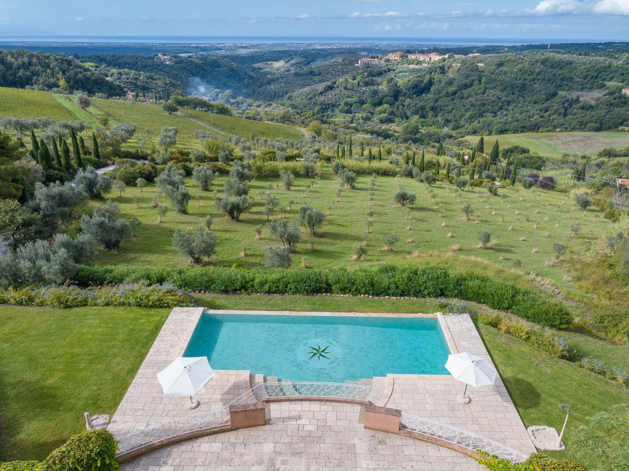Villa Cava Alta Riparbella Exteriör bild