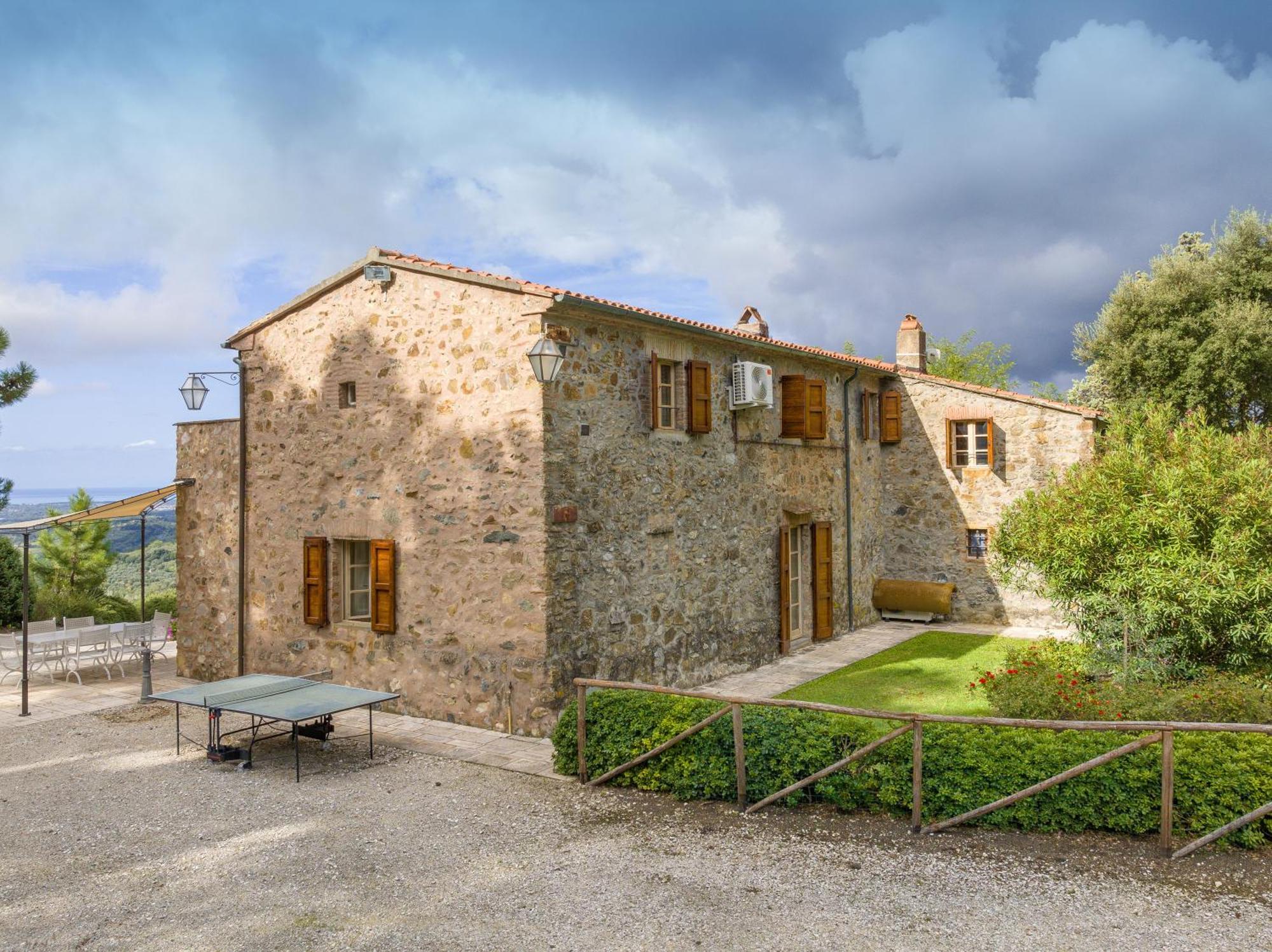 Villa Cava Alta Riparbella Exteriör bild