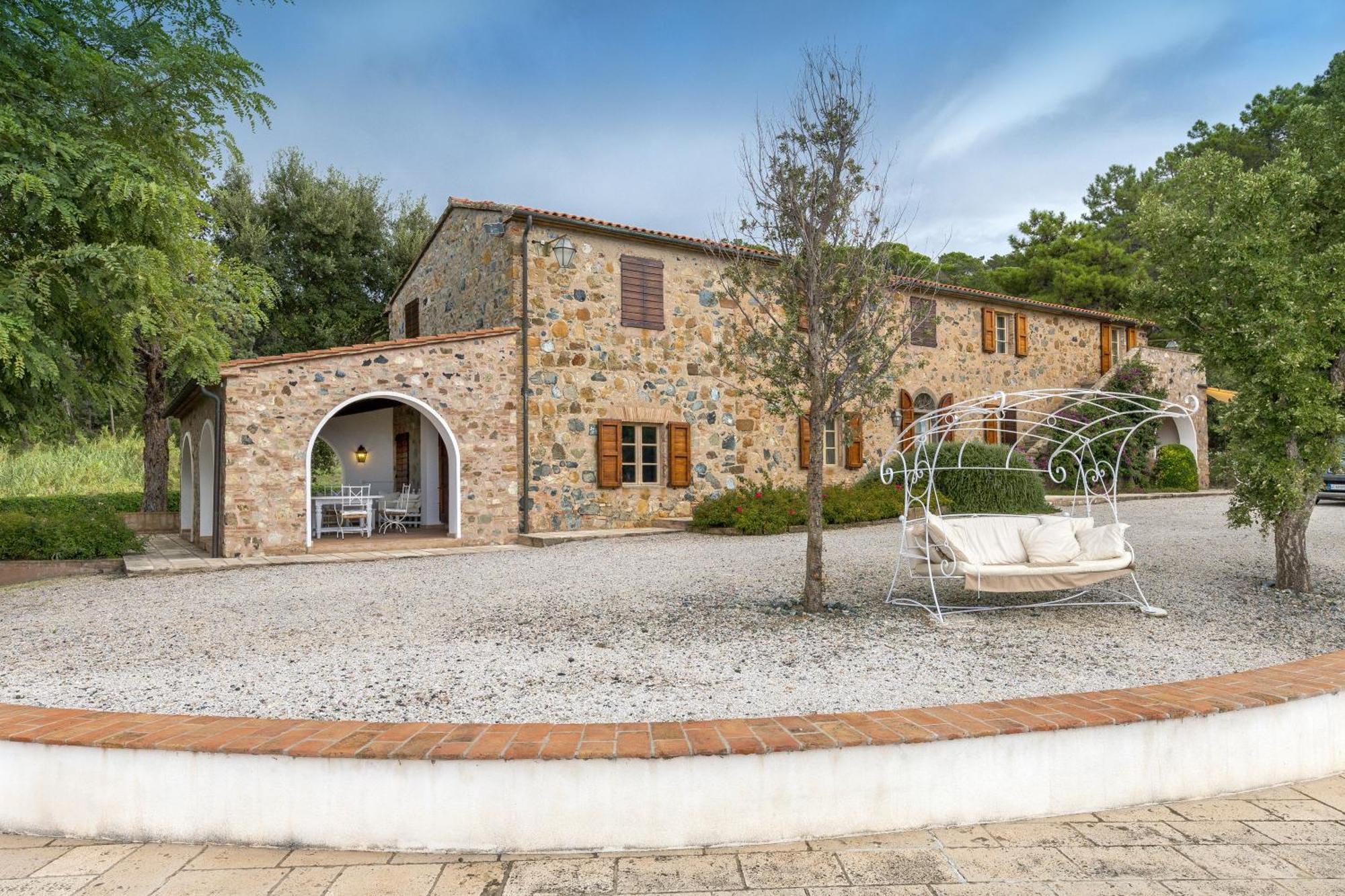 Villa Cava Alta Riparbella Exteriör bild