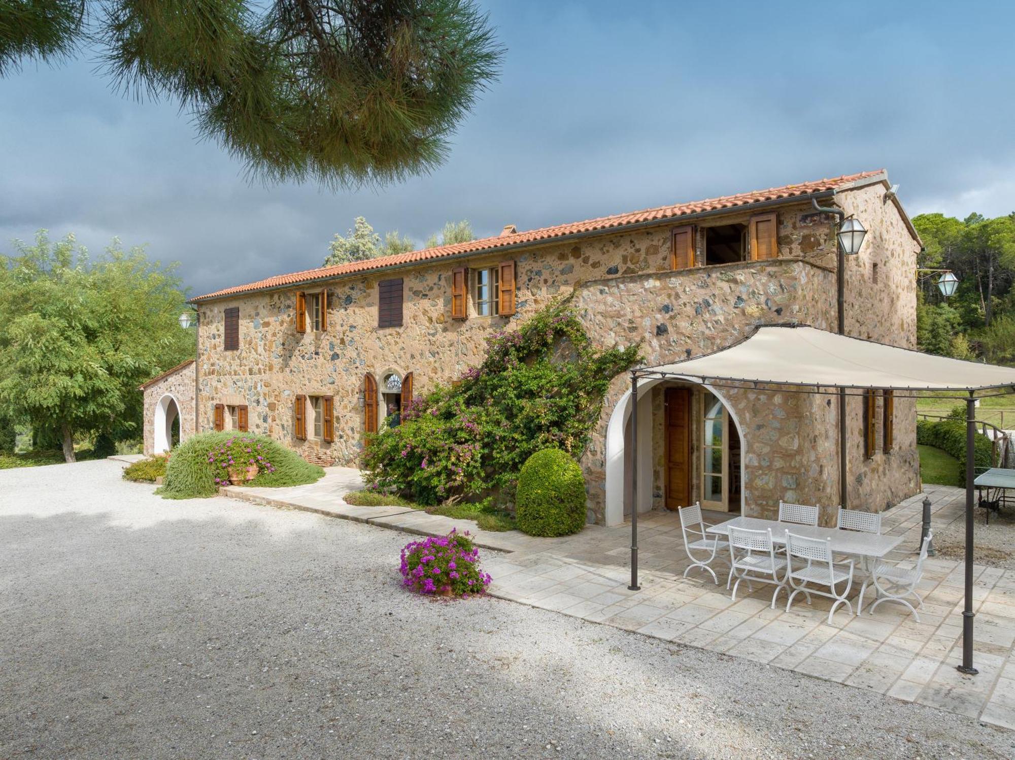 Villa Cava Alta Riparbella Exteriör bild