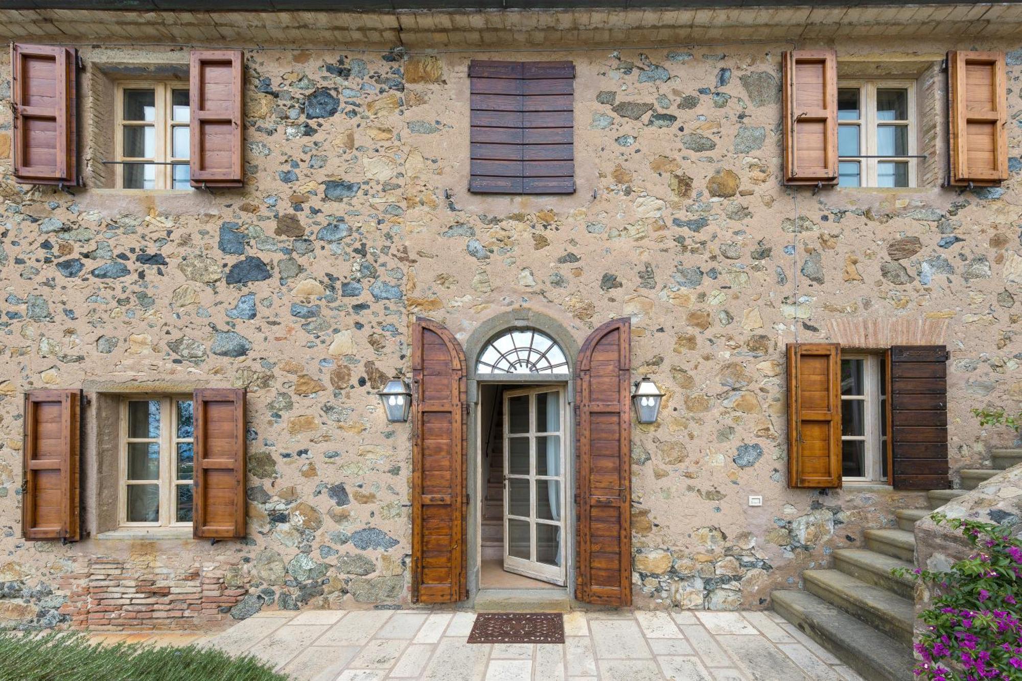 Villa Cava Alta Riparbella Exteriör bild